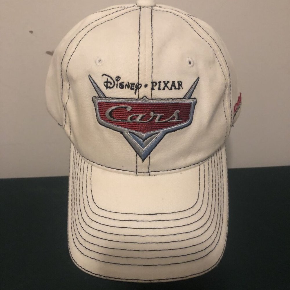 Disney Pixar Kodak Co. Cars 2006 World Premiere White Baseball Hat Charlotte